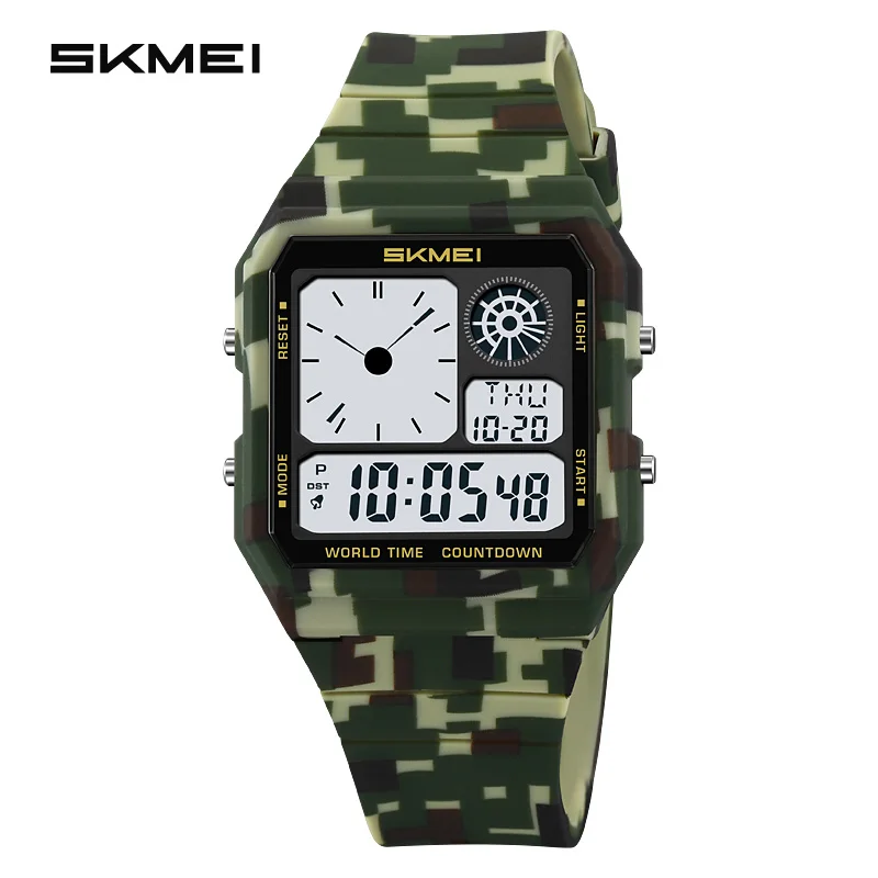 SKMEI 2347 Fashion Sports Summer Time Male Female Students Waterproof Outdoor Simulated Pointer Electronic Watch Reloj Hombre