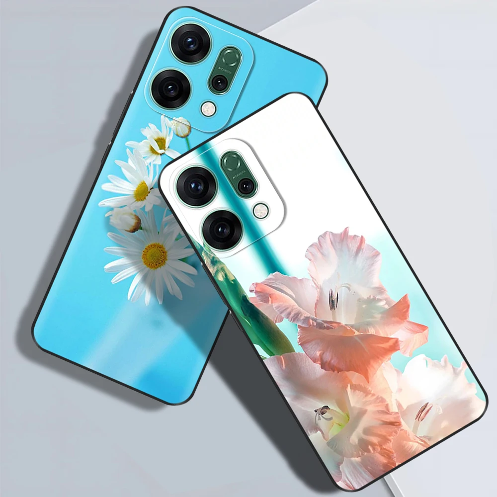 جراب هاتف لهاتف OPPO Reno 14F حافظة Reno14 غطاء كارتوني ناعم من السيليكون غطاء حماية لهاتف Reno 14 Pro Reno14 F Coque Fundas