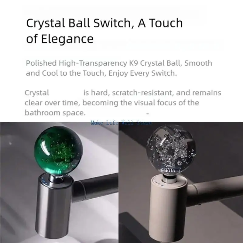 Rustless Steel Sink Faucet 360° Rotatable Double Models Easyly Cleaning