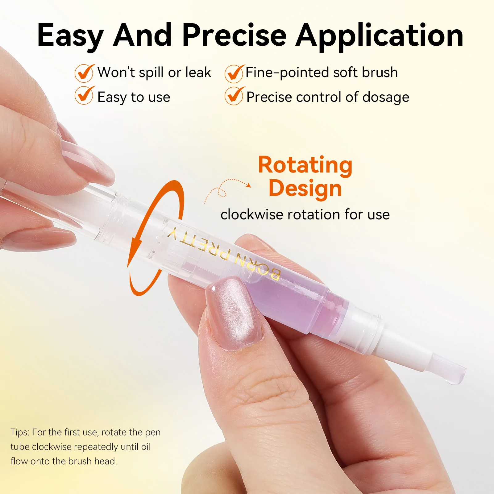 GEBOREN PRETTY 2 ml 6 stks Nail Voeding Olie Pen Nagelverzorging Cuticula Natuurlijke Voorkomen Dwangnagel Nagel Gel Polish voeden Huid Pen Gereedschap