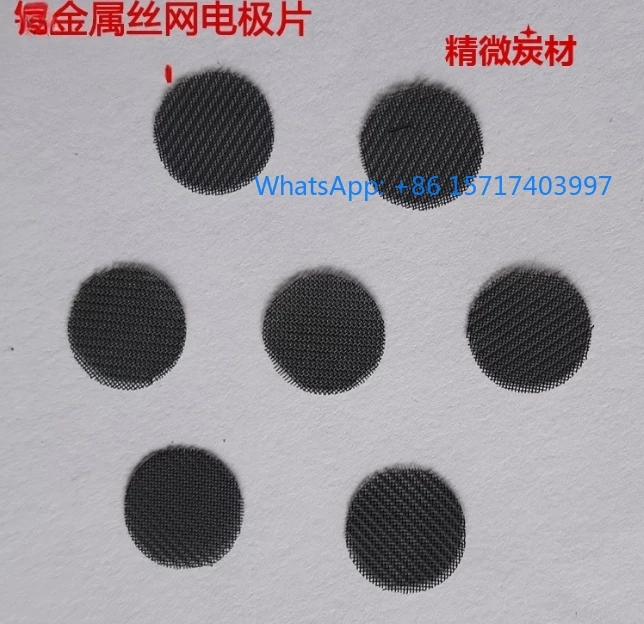 

10pcs Circular Nilaco air electrode collector with a diameter of 10mm