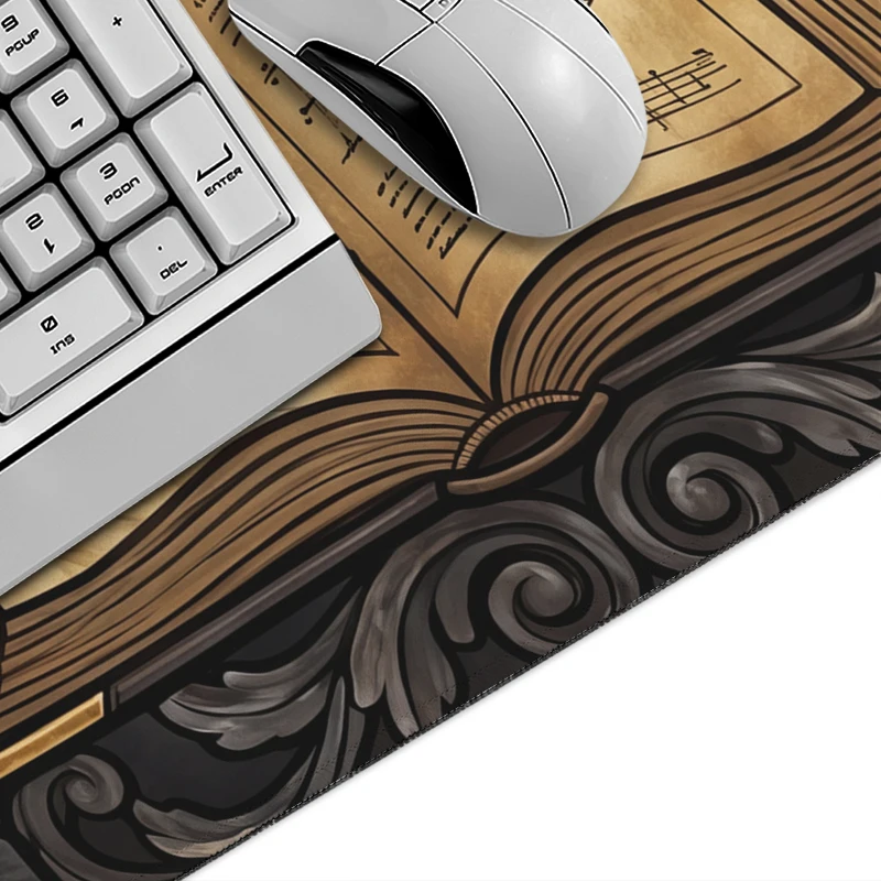 Mouse Pad Steampunk Magic Library Gaming printon demand Computer Mousepad XXL Playmat Soft Carpet Computer Desktop Mouse Pad