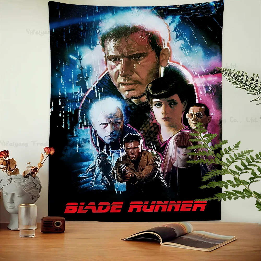 Retro Movie Blade Runner Classic Sci-fi Film Hanging Bohemian Tapestry Hanging Tarot Hippie Wall Rugs Dorm Home Decor