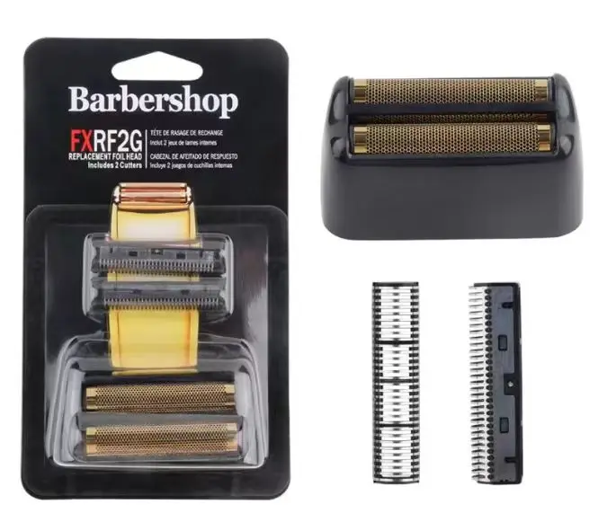 Professionelle Barber Rasierer Doppel Ersatz Folie Und Klinge Set Für Babyliss Cordless Elektrische Rasierer Net Messer Friseur – Detail 3