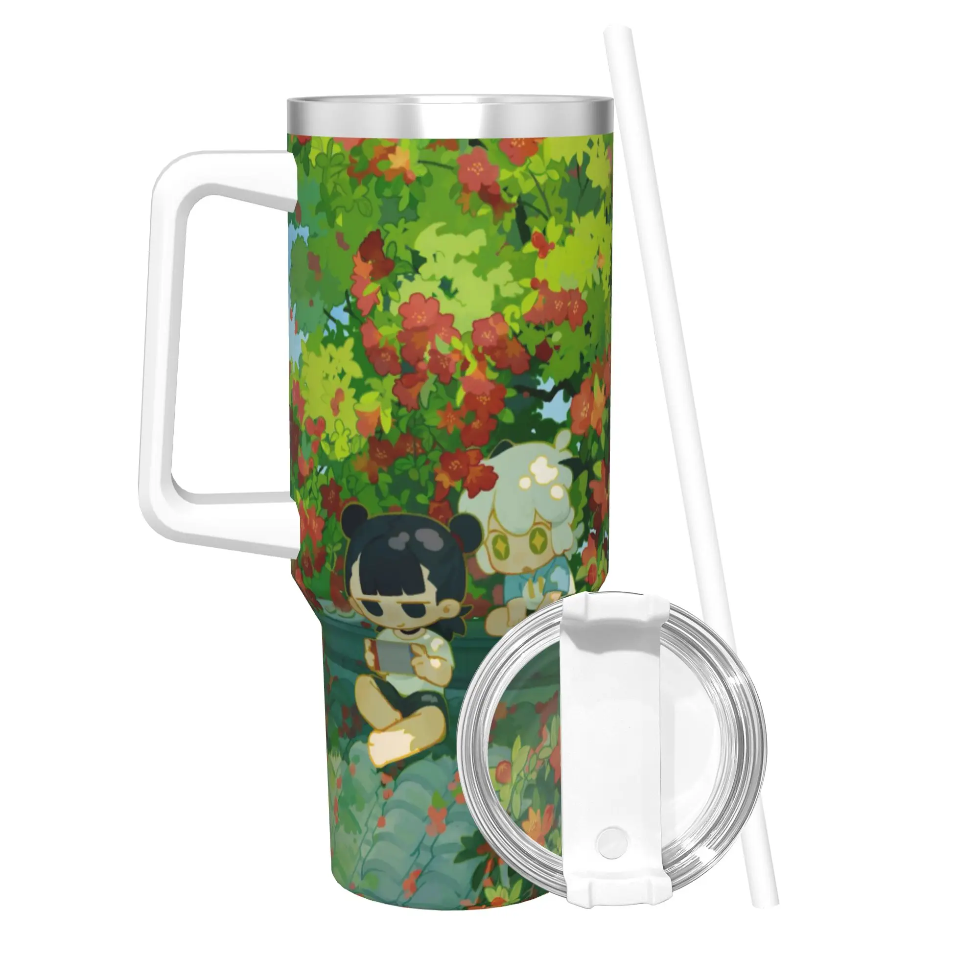 Stainless Steel Tumbler Kawaii Anime LUOXIAOHEIs Coffee Mug  Insulated Cold and Hot Mugs Cup Travel Water Bottle