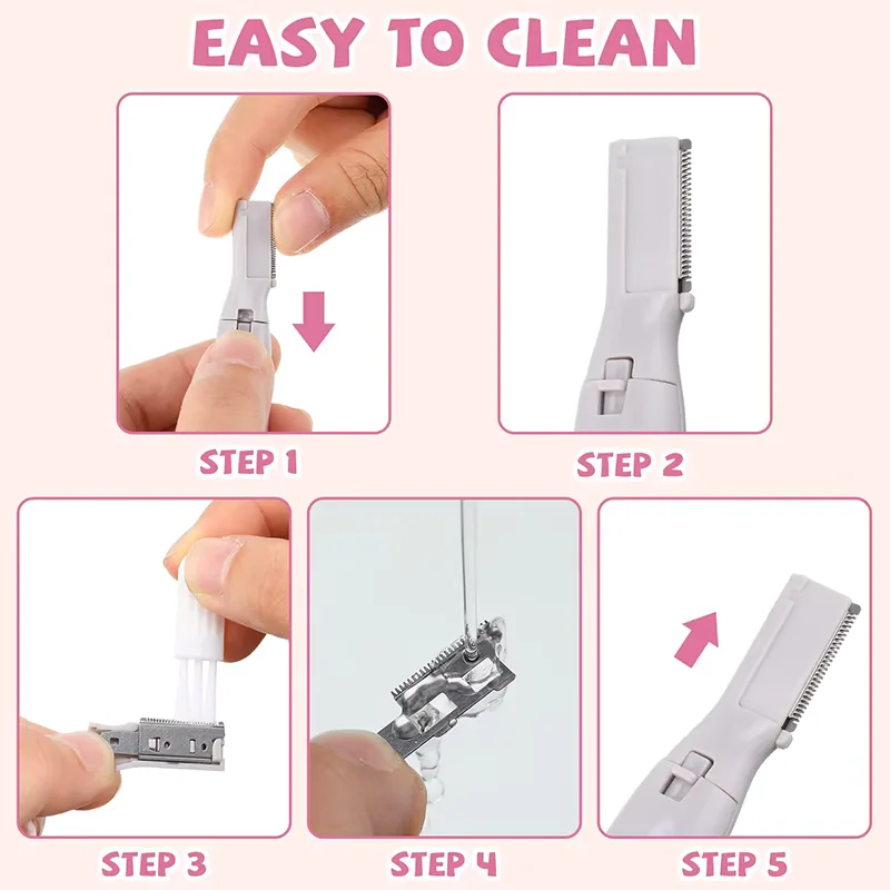 Eyebrow Trimmer Mini Shaver Hair Remover Facial Shaver Hair Remover Facial And Neck Blur Lips Body Arms And Legs