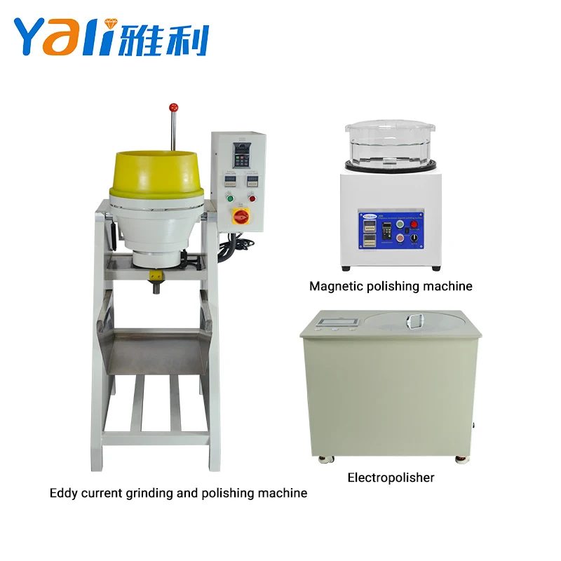 Yali Electrolytic Magnetic Eddy Current Grinding Polishing Machine Set Motor High Efficiency Low Cost Jewelry Casting Equipment