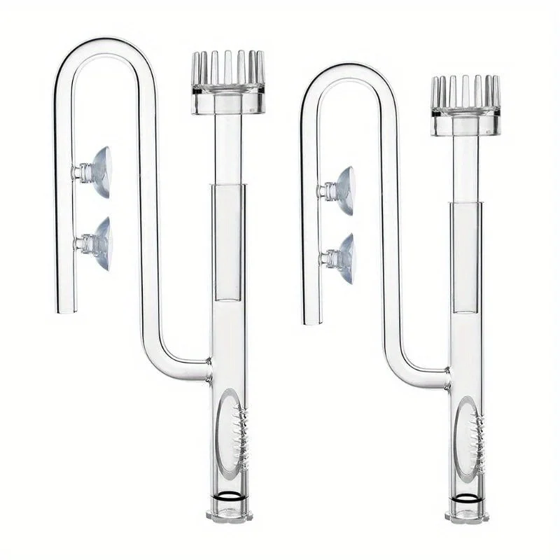 Aquarium-Wasserpumpe, Einlassrohr, Glasrohr, Durchlauferflächenschäumer, Aquarium absorbiert effektiv organische Matter, entfernt Schaumstoffe – Detail 8
