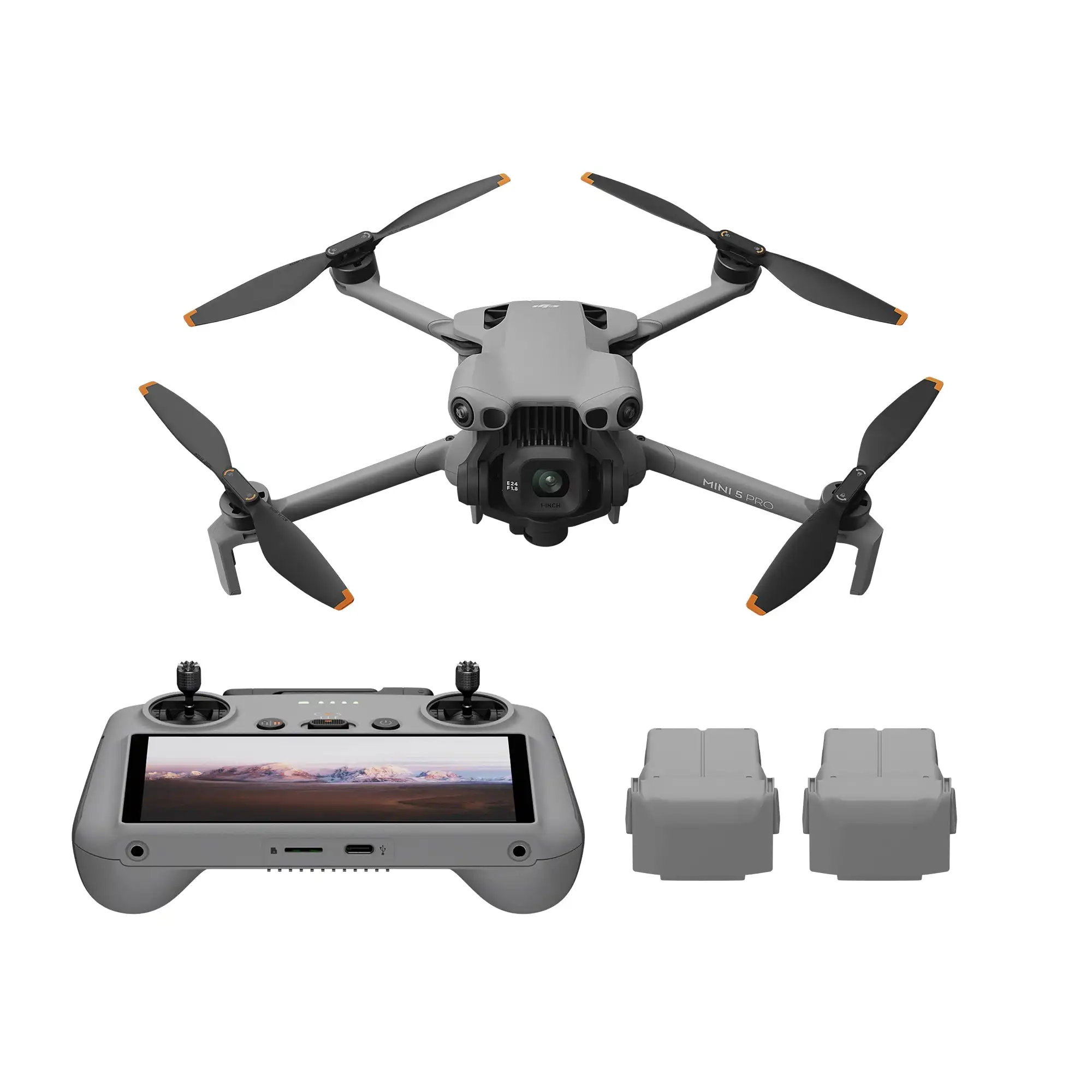 DJI Mini 5 Pro Fly More Combo (DJIRC-N3) Camera Drone Original Upgraded Active Track 360° 1-inch CMOS Sensor f/1.8 Aperture Mini Camera Drone