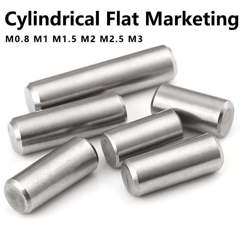 

1000Pcs 3-60mm 304 Stainless Steel Cylindrical Pins Positioning Non-Standard Size Locat Parallel Pin M0.8 M1 M1.5 M2 M2.5 M3