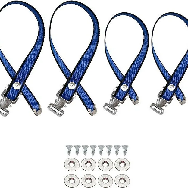 4Pcs Adjustable Foot Strap Kit Stilts Comfortable Wear-resistant Belts Stable Safety Fixing Straps For Painter Stage Stilts