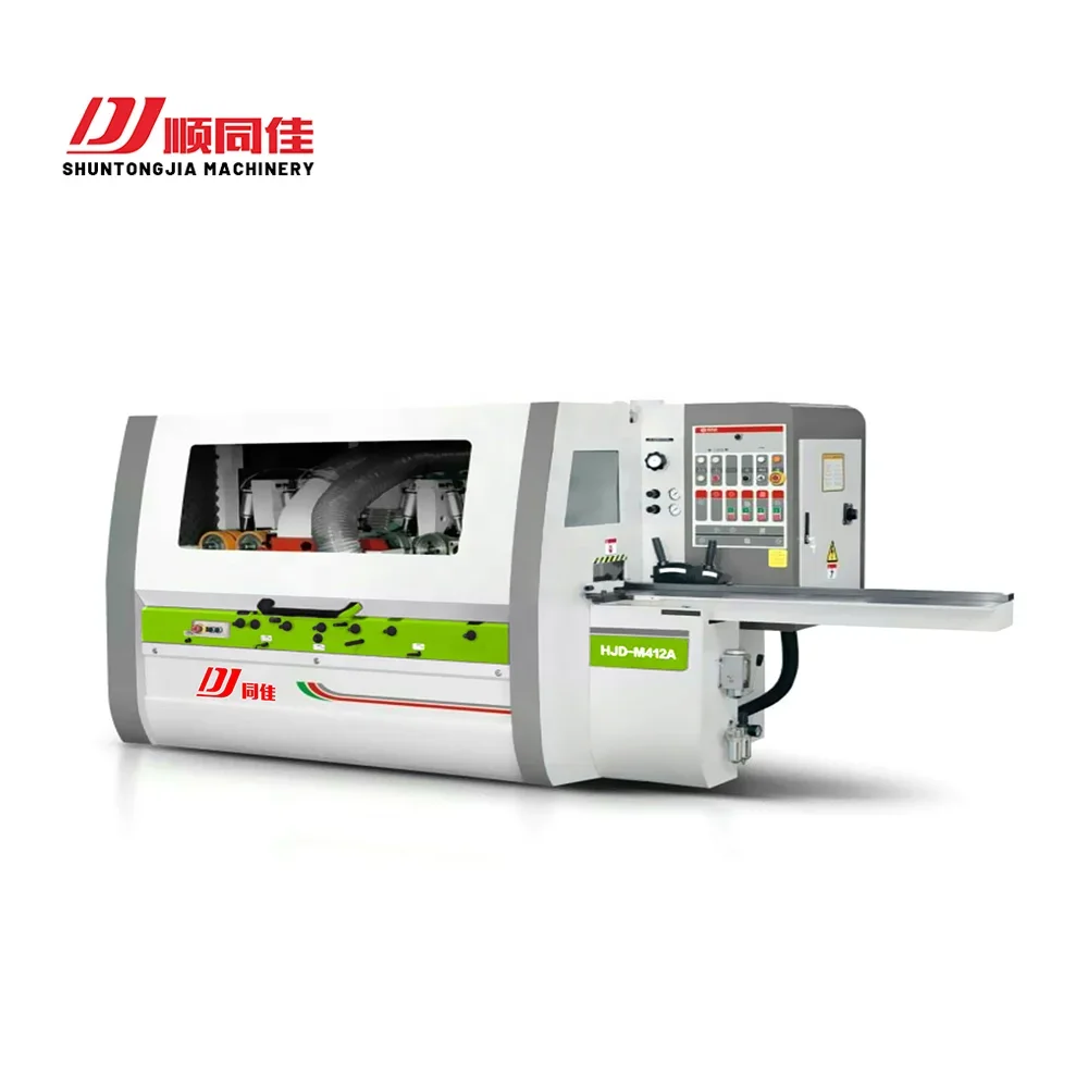 2024 Factory Price HJD-M412A Four-Axis Four-Sided Planer Can Processed Skirting Furniture Accessories Planning Machine