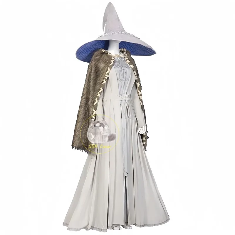 Game Ranni Cosplay Costume Full Set Hat Halloween Carnival Cosplay Elden Ranni Clothing