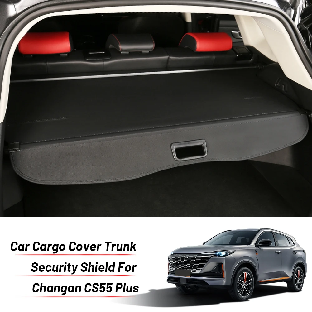 Car Interior Rear Trunk Cargo Luggage Cover Security Shade Shield Curtain Retractable Cargo Cover Fit for Changan CS55plus