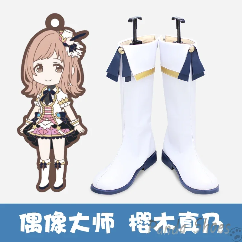 

Game Rebellion Sakuragi Mano Обувь для косплея Аниме Cos Comic Косплей Костюм Опора Обувь для Con Halloween Party