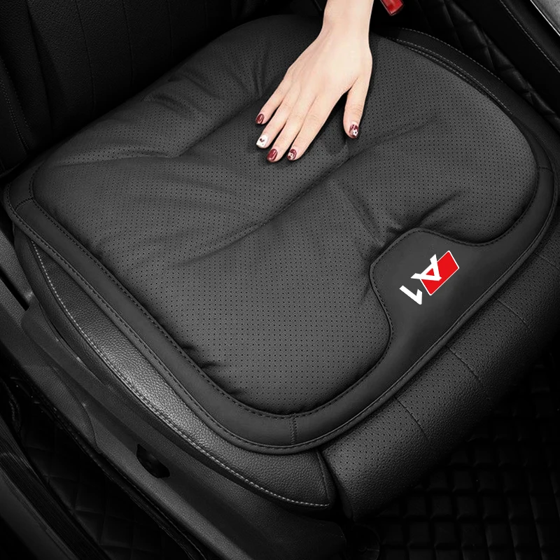 

Кожаная подушка для автомобильного сиденья для Audi A1, подушка для сиденья, 3D утолщенная подушка для переднего сиденья автомобиля, защитная подушка