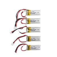 WLtoys F959 F959S XK A800 A600 Battery 7.4V 2S 300mAh 30C LiPo For RC Airplane  Aircraft Spare Parts 5Pcs/Lot