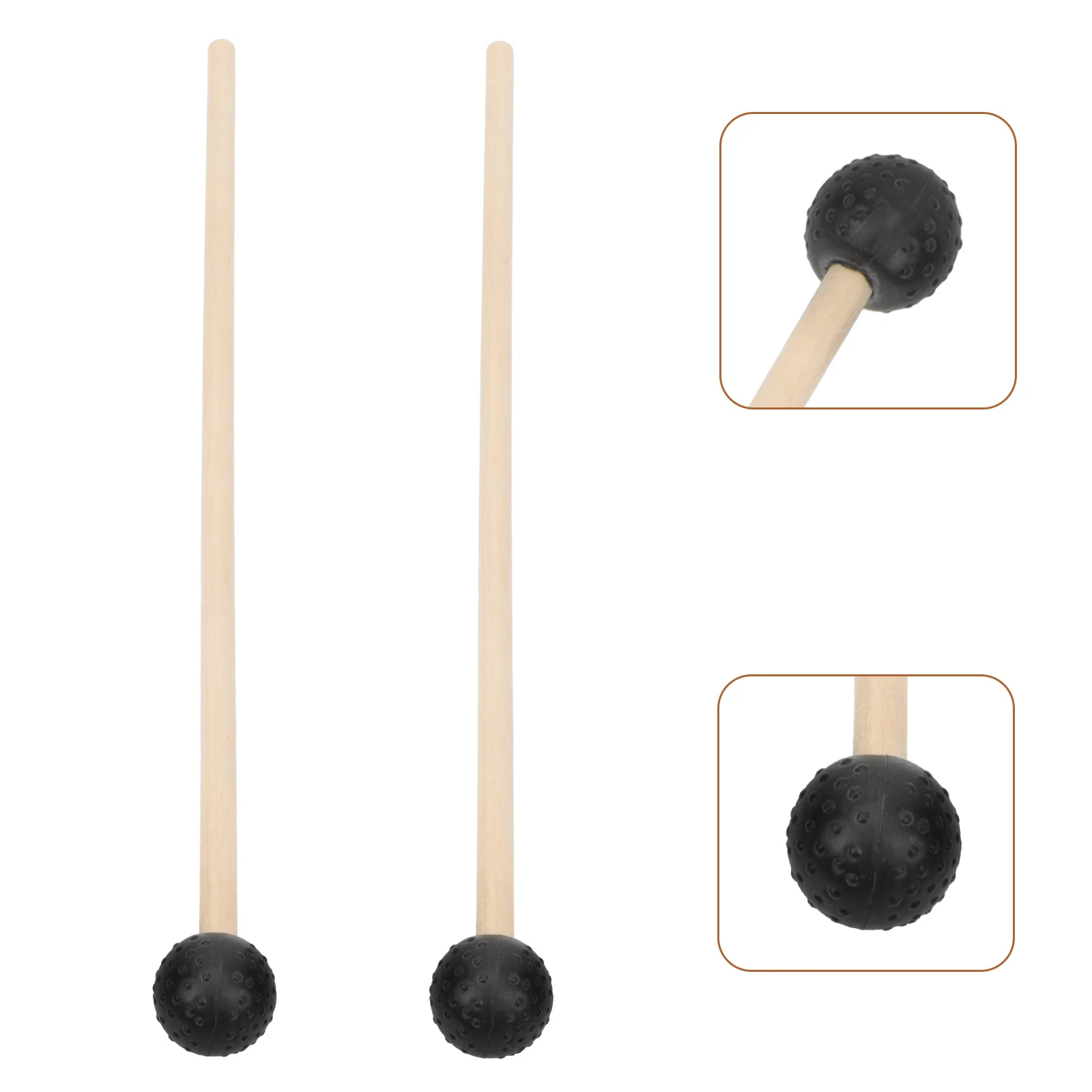

Premium Drumstick Set Xylophone Hammer Marimba Sticks Balanced Weight Smooth Wood Surface Durable Tongue Drum Mallets