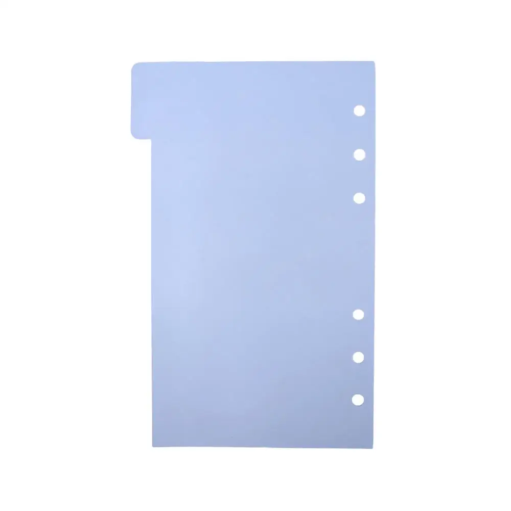 A6 6-Ring Binder Binder Indexing Cards Loose Leaf Separator Page Cherry Blossoms Style Notebook Divider Index Binder Index Page