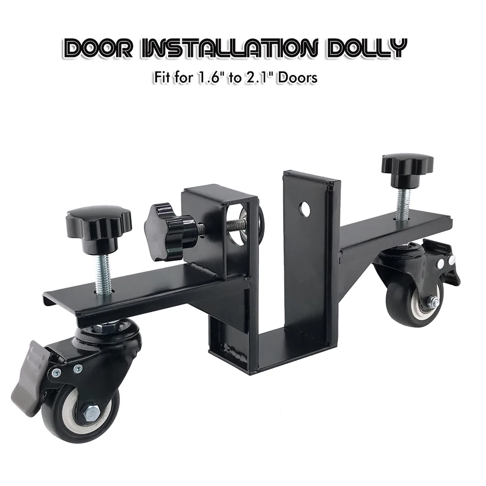 Door Installation Dolly Door Panel Handling Trolley Translating Roller 360º Rotation Heavy Duty Door Panel Trolley Board Dolly