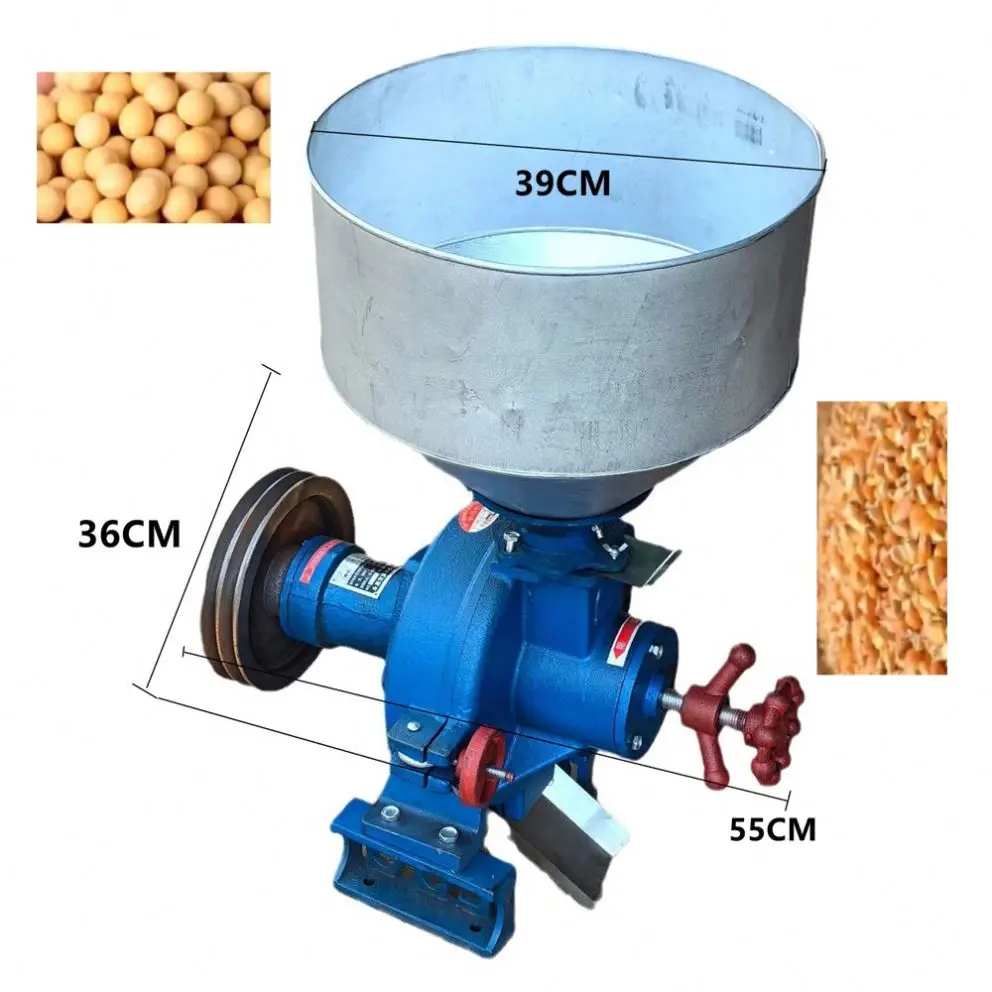 Dual-Purpose Steel Disc Mill Refiner Large Grain Mill for Wet and Dry Applications for Food Processing of Grains and Roots