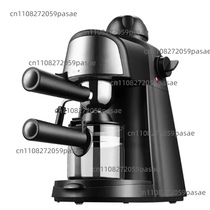 Household electric  semi-automatic coffee machine with steam frother Modern design for easy cleaning