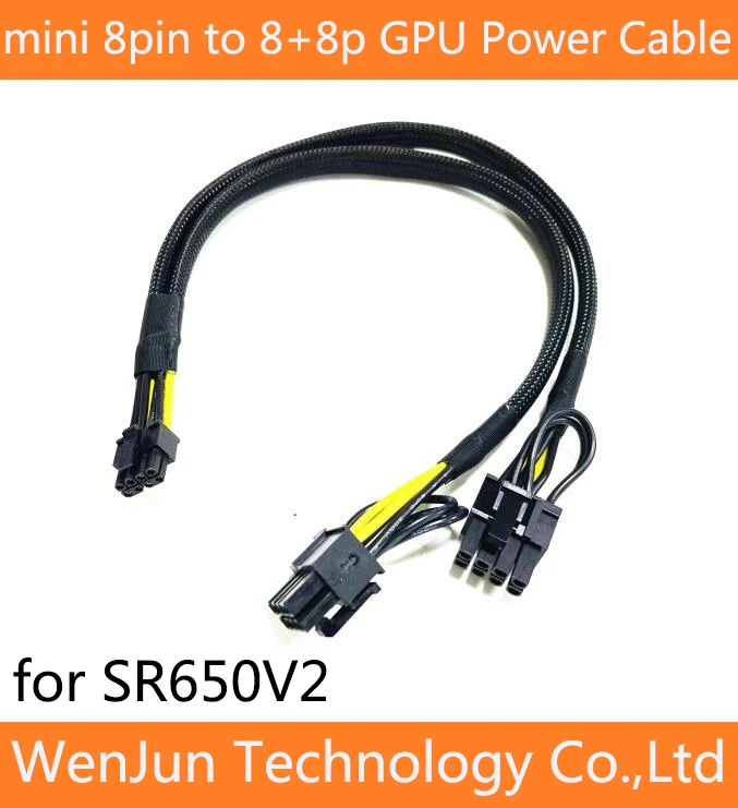 

high quality mini 8PIN To 8+8Pin PCI-E Video Card power supply cable For lenovo SR650V2 and GPU RTX8000 3080