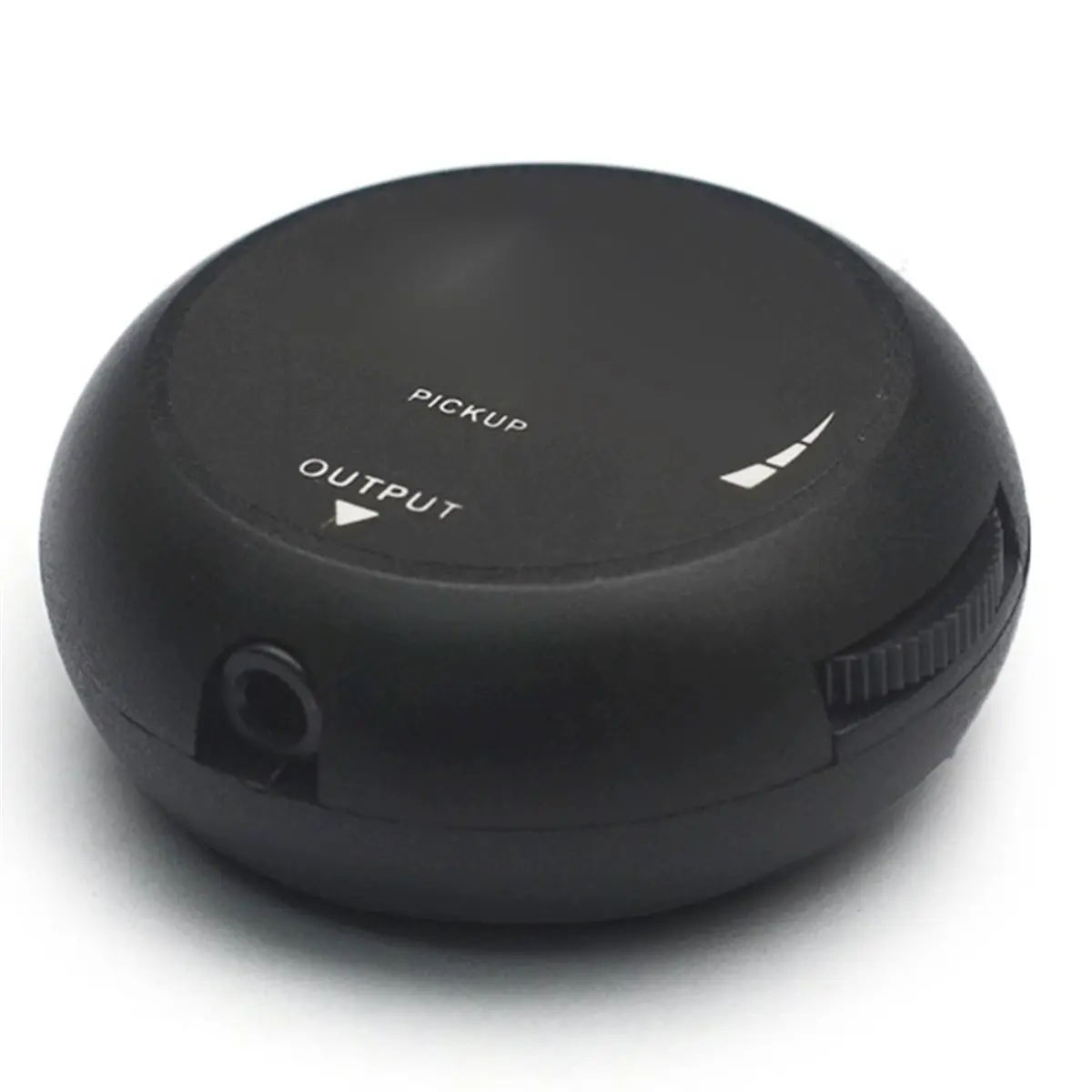 (AD10) GETMUSIC Microfone de contato piezoelétrico com clipe para guitarra, kalimba, violino acústico, clássico, ukulele, bandolim e banjo