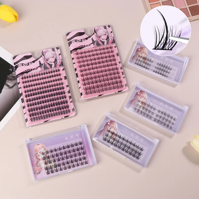 3/5/8/10 Rows Natural Eyelash Extension Premade Volume Fans Individual Lashes False Eyelashes Cluster Lashes Makeup Cilia