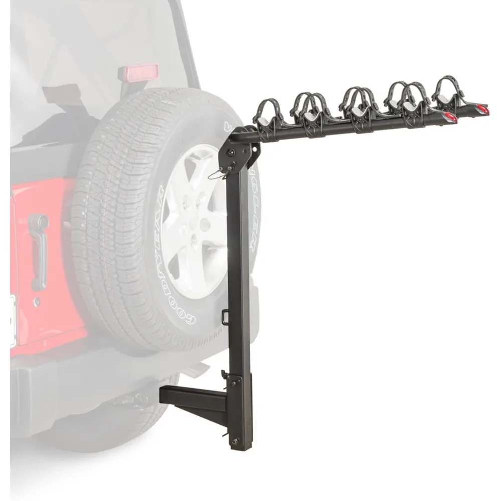 

4 Bike Folding Bike Rack - Compatible with Any 2-Inch Receiver Hitch - Holds Up to 4 Bikes with a Combined Weight of 140 Lbs. -