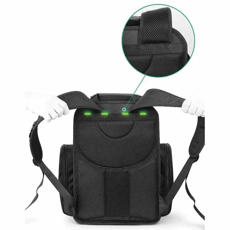 Bolsa de almacenamiento multifuncional para electricistas, bolsas de embalaje de herramientas de Hardware profesional, mochila portátil de gran