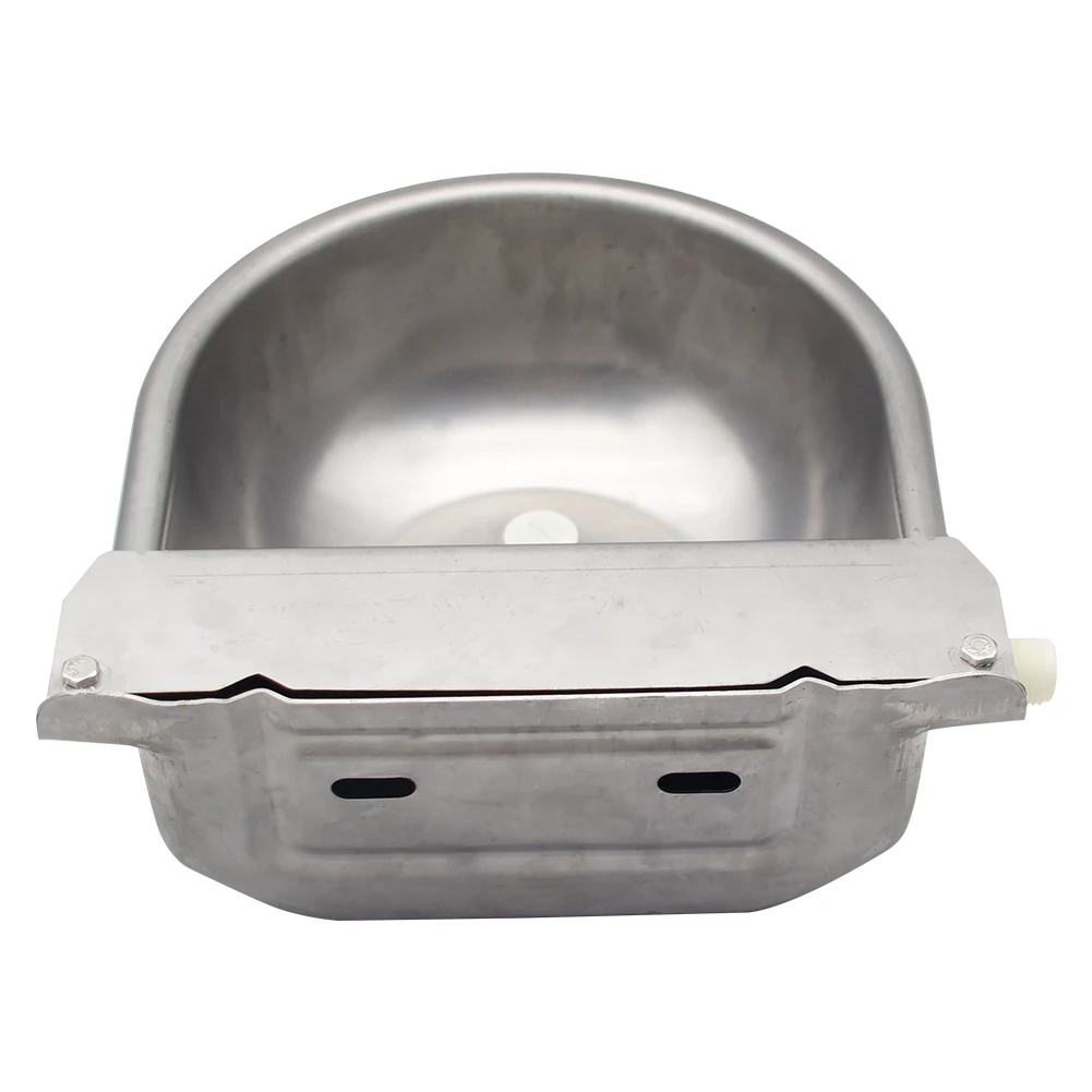 Aço inoxidável waterer automático pet gado ferramenta animais tigela de água com bola flutuante para gado cavalo cabra ovelha cão