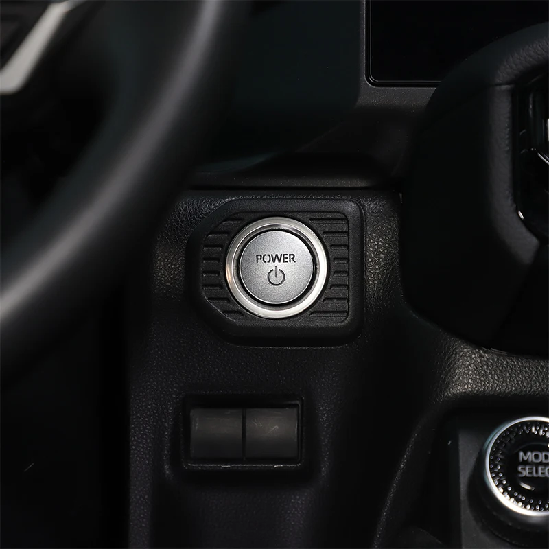 

For Toyota Land Cruiser 250 Prado J250 LC250 2024 2025 Stainless Steel Engine Start Button Trim Sticker Car Accessories