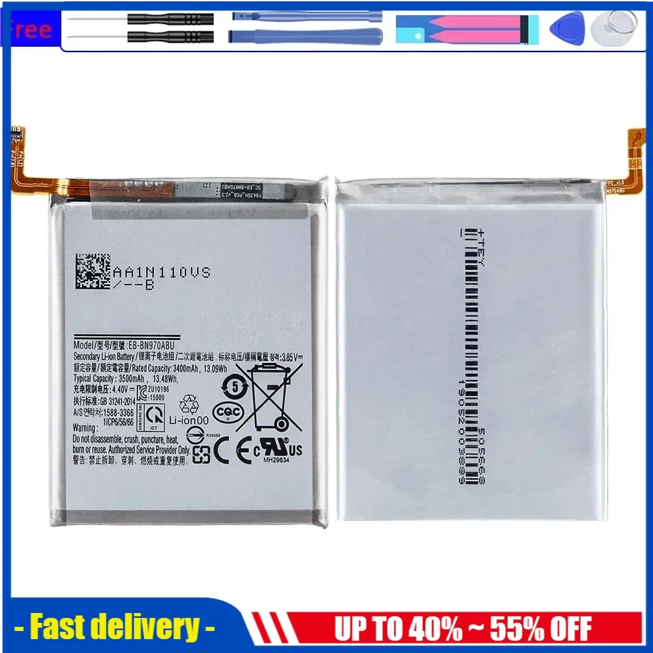 Battery For Samsung Galaxy S10 5G S20+ S20 Ultra A71 A51 A31 A20e A10e Note 10 Plus/10+ M30s M21 M31