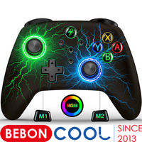 RGB Wireless Controller For Nintendo Switch/OLED/Lite/Android/IOS with Programmable Buttons Switch Pro Gamepad  PC Controller