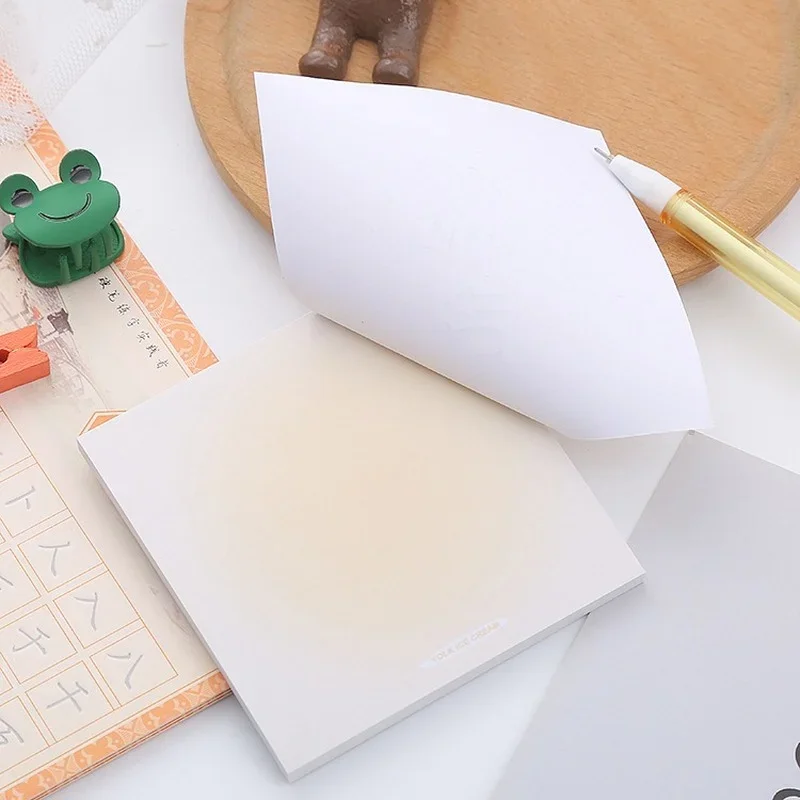 Student School Office Stationery Supplies Planner Notebook Scrapbook Design Materials Gradient Color Sticky Notes