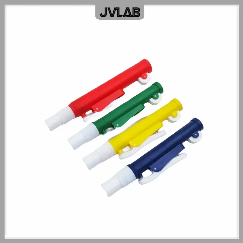 Pipette Aid Fast Release Pipette Pump Colorful Manual Pipettor Pump Use With Graduated Transfer Pipette VOL.2 ml/10ml/25ml 1/PK