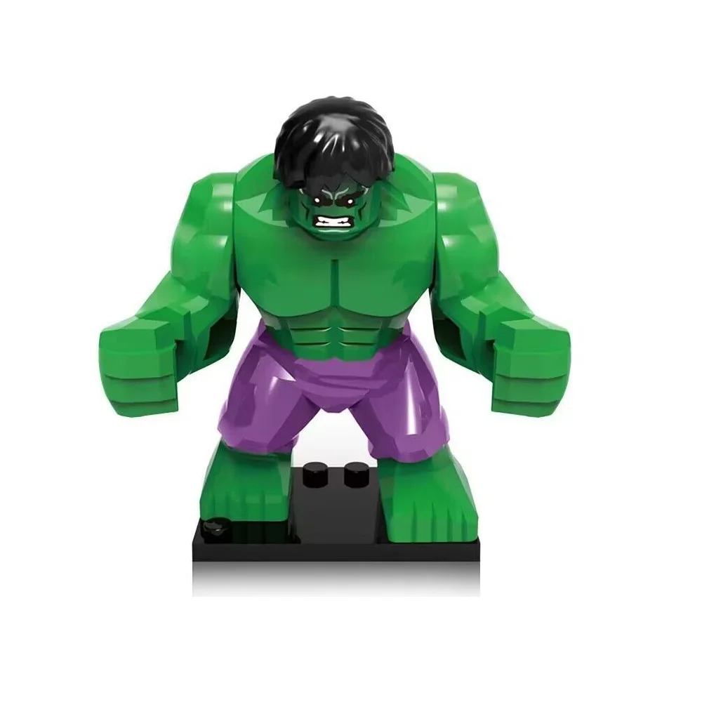 Marvel superbohater Hulk zestaw figurek z klocków do samodzielnego montażu lalka z serii Avengers prezent urodzinowy dla dzieci