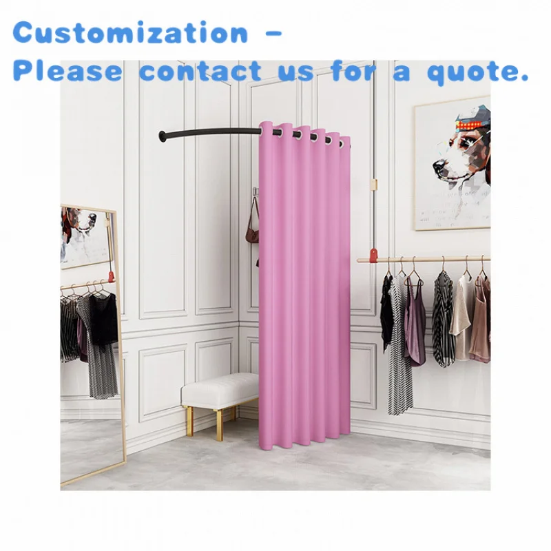 

custom.Kainice Customized Wall Mounted Metal Dressing Room Fitting Room Portable Changing Room Clothing Shop