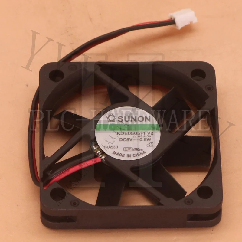 

Y+New for SUNON KDE0505PFV2 DC5V 0.8W 5010 5CM 2 Wire cooling fan