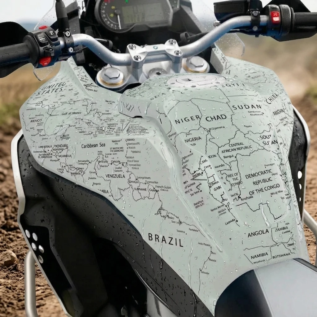 

Для BMW F850GS Adventure 2019-2022: Прозрачный полный комплект графических наклеек для мотоцикла