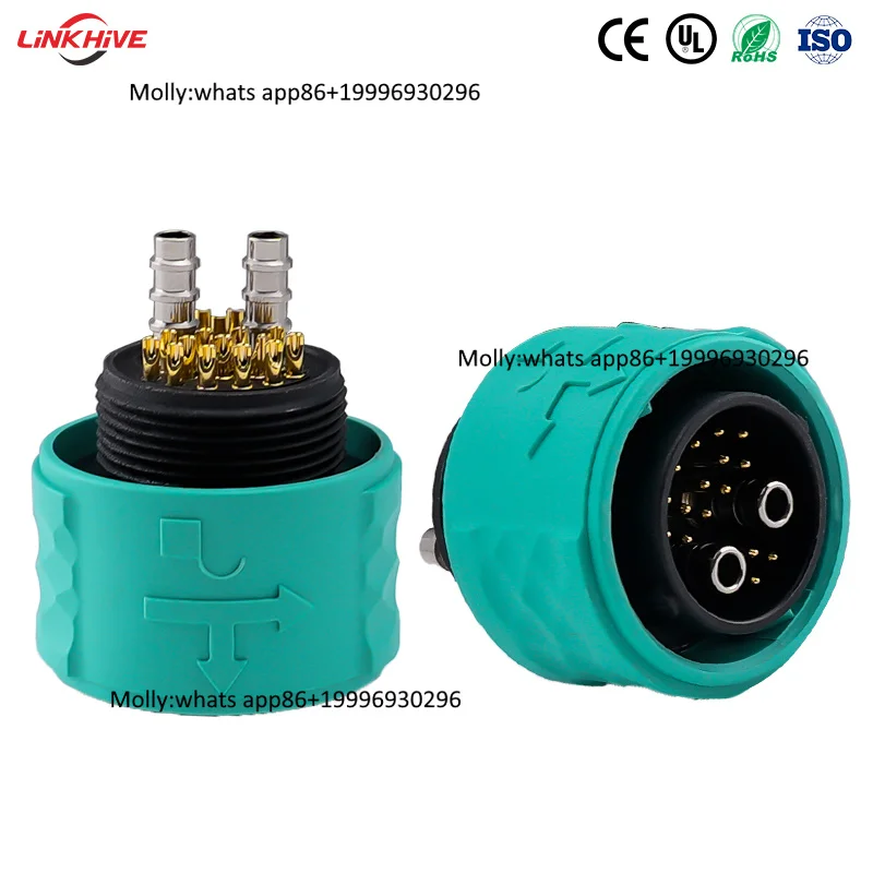 

Customizable M25 2+16Pin IP68 Max Waterproof Pneumatic Connectors Bayonet Connector for Aviation Medical Industrial Equipment