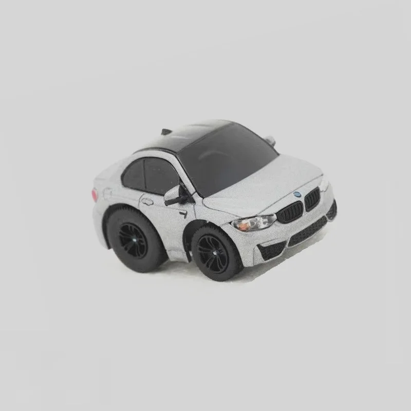 Tiny 1:64 Q Series M4 F82 Gray Alloy Simulation Model Car