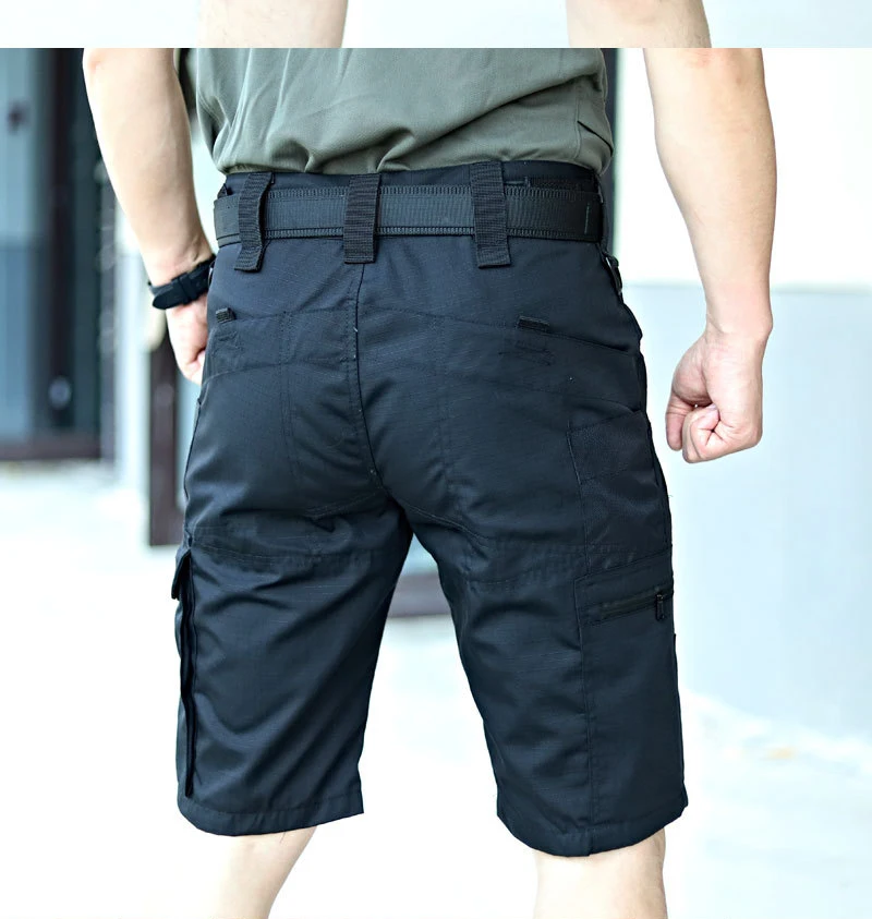 Pantaloncini mimetici tattici Pantaloni da lavoro all'aperto Pantaloni corti cargo casual multitasche da uomo Pantaloncini resistenti all'usura ad asciugatura rapida Uomo