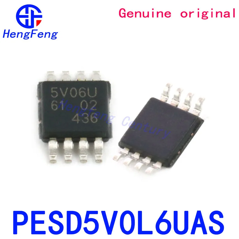 

10PCS/Lot PESD5V0L6UAS MSOP-8 ESD suppressor/TVS diode Low capacitance 6-fold ESD protection diode arrays New Original