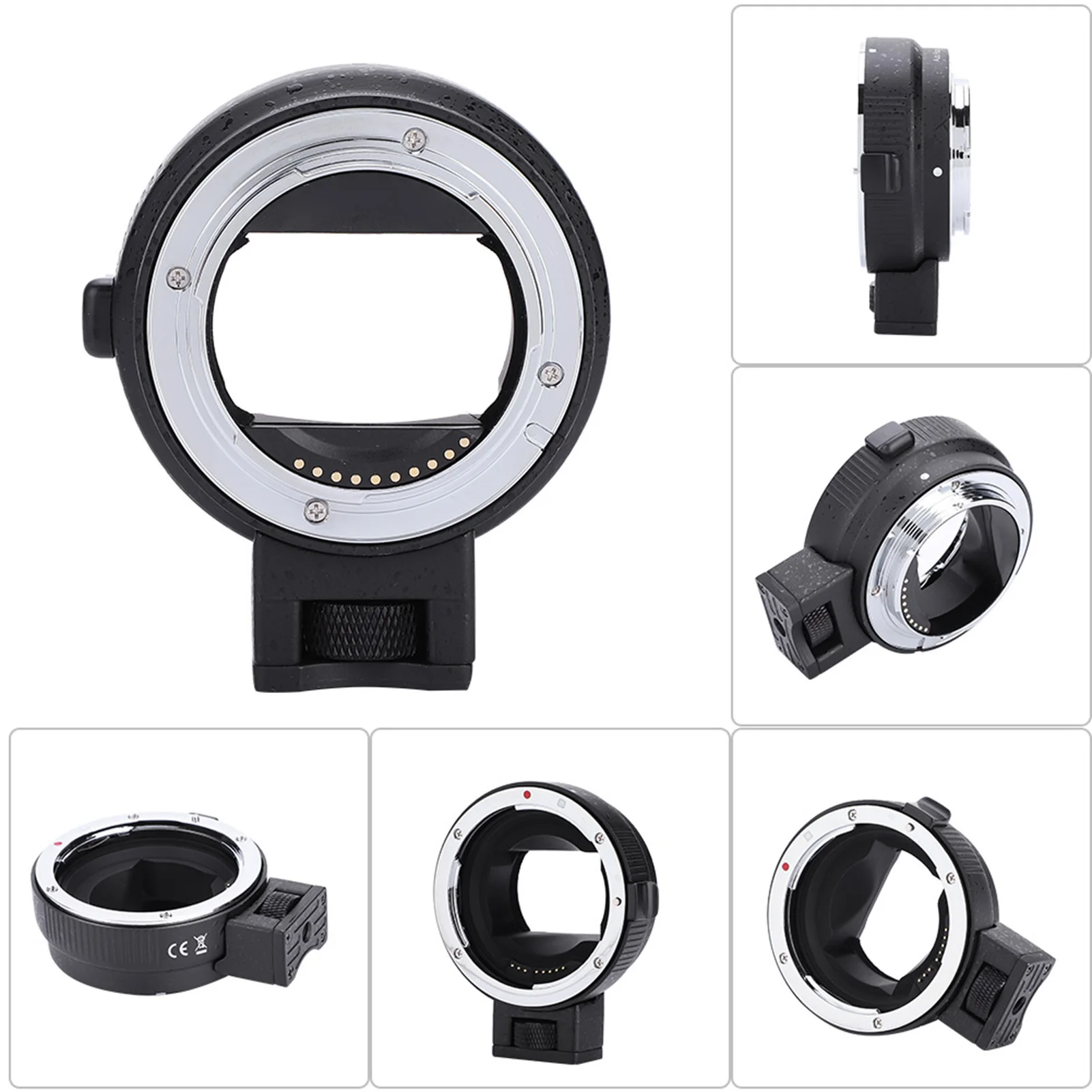 Camera Lens Adapter Professional Auto Focus EFNEX II Mount Adapter for Ef EFS Lens to for Emount Camera EF‑NEX Camera Adapter