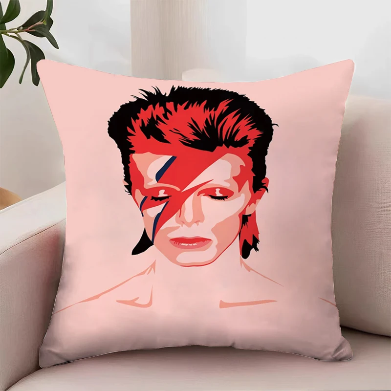 Pillowcases for Pillows 45x45 Cushion Cover D-David­ Bowies Home Decoration Pillow Cases 45x45 Cushions Covers Pillowcase 40x40