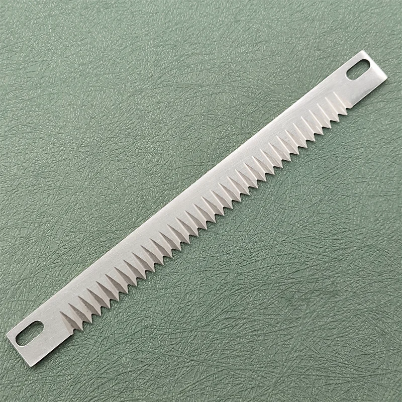 Automatic vertical tea packaging machine serrated blade, straight/wave tooth cutter for horizontal sealing & easy tear