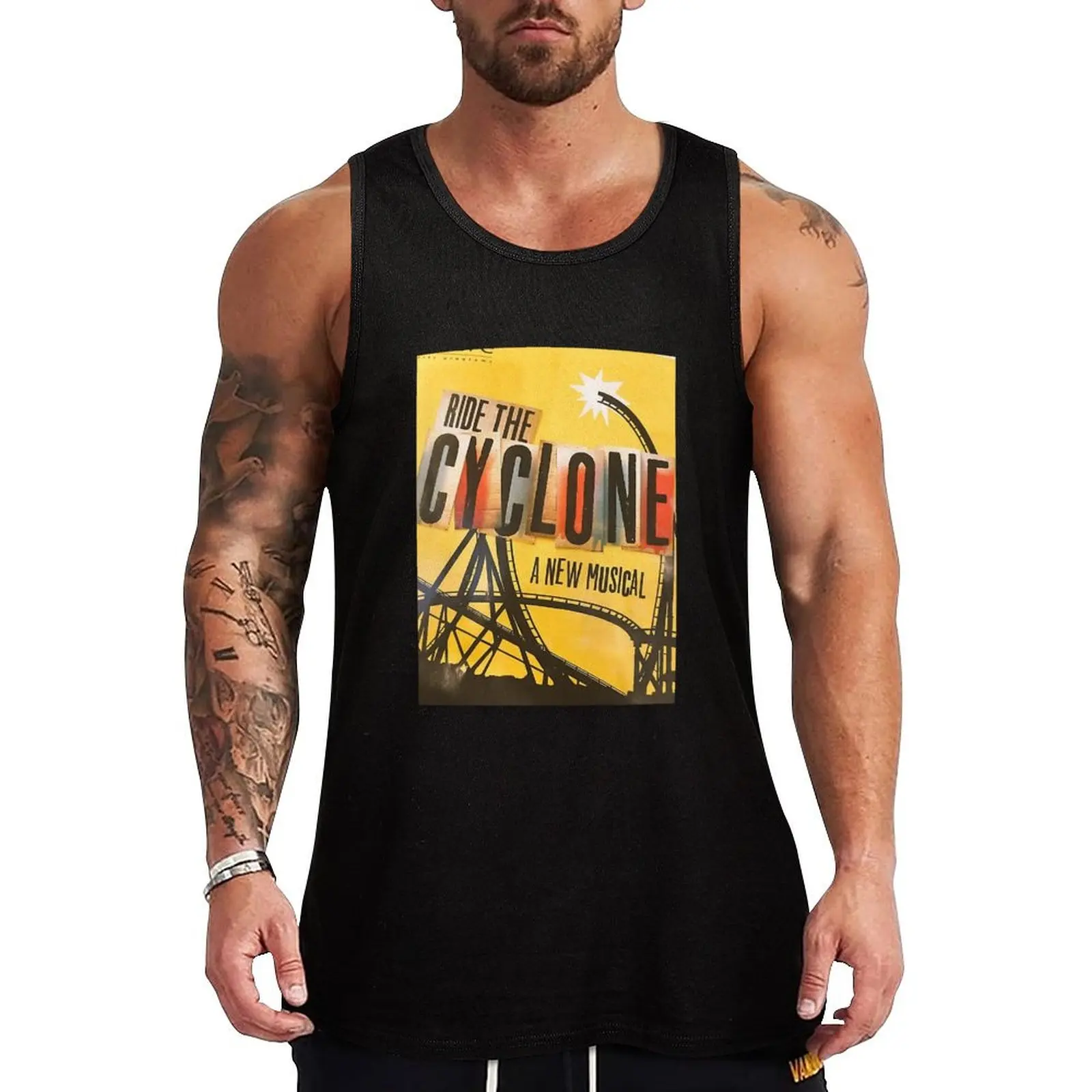 Chevauchez le cyclone cyclone biche Ride The Cyclone la comédie musicale graphique Tank Top Men's singlets t-shirt gym man