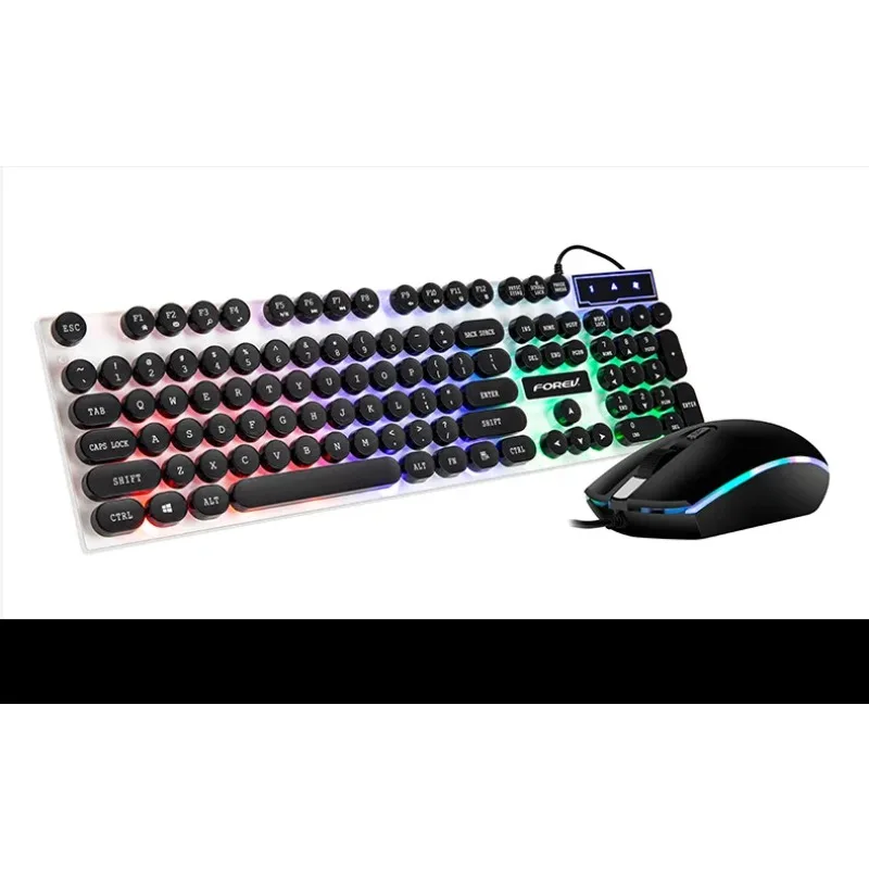 Wired Mechanical Gaming Keyboard with OLED Display Full Key Hot-Swappable Pudding RGB Backlit Keyboard for PC Computer  Laptop